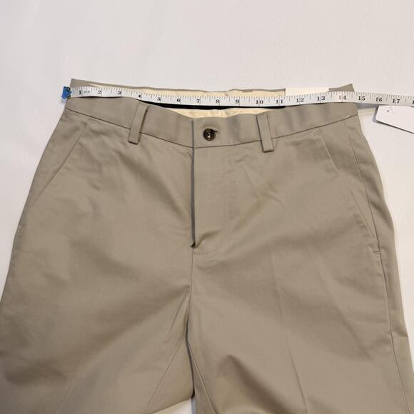 Brooks Brothers Pants Mens 30x30 Khaki Advantage Chino Wrinkle Resistant Stretch - Picture 15 of 15
